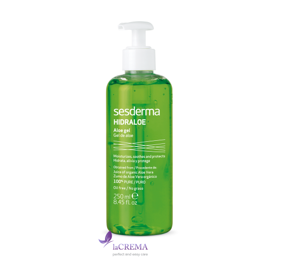 Sesderma Hidraloe Заспокійливий гель з алое для обличчя та тіла, 250 мл