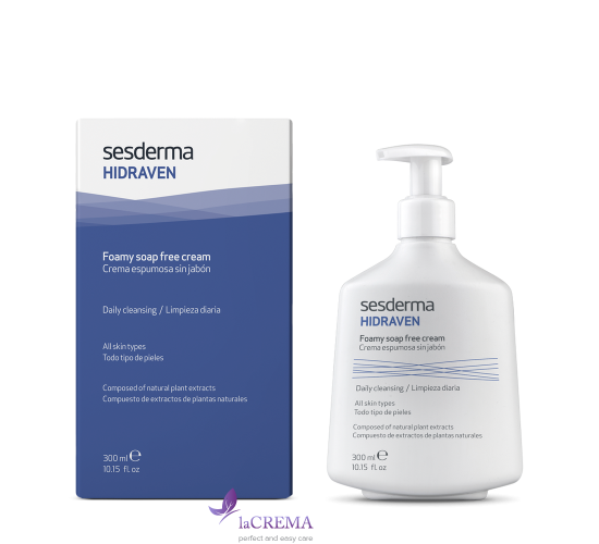 Sesderma Hidraven Очищувальний пінний крем - гель для умивання без мила Сесдерма Гідравен, 300 мл