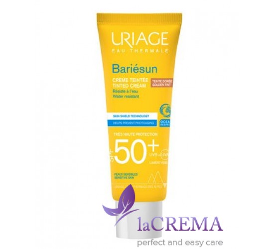 Урьяж Бар'єсан Сонцезахисний тонуючий крем Uriage Bariesun SPF 50+, 50 мл