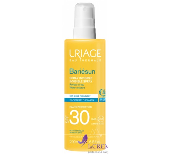 Урьяж Бар'єсан Сонцезахисний спрей SPF30+ Uriage Bariesun Spray, 200 мл