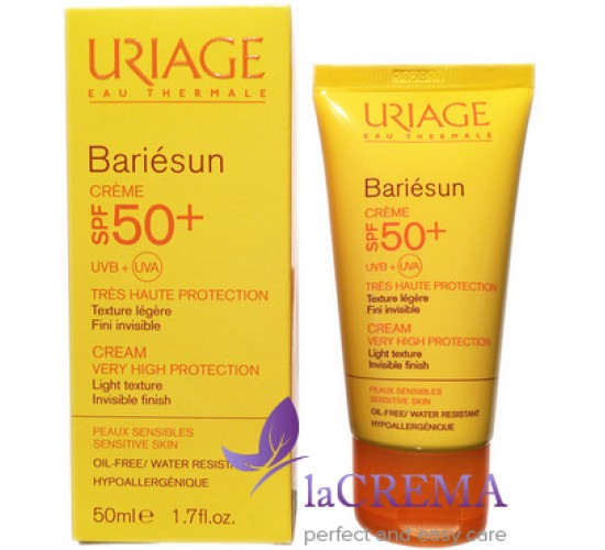 Урьяж Бар'єсан Сонцезахисний крем для обличчя Uriage Bariesun SPF 50+, 50 мл