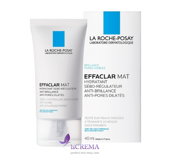 La Roche-Posay Effaclar MAT Матуюча зволожуюча емульсія Ефаклар, 40 мл