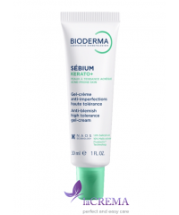 Біодерма Себіум Керато+ Крем -гель проти недоліків: прищі, акне - Bioderma Sebium Kerato+, 30 мл