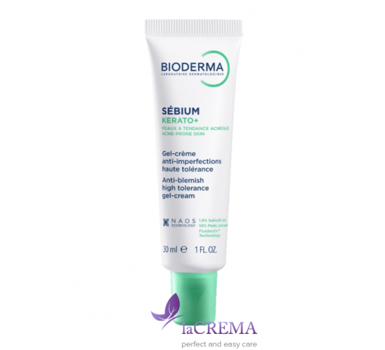 Біодерма Себіум Керато+ Крем -гель проти недоліків: прищі, акне - Bioderma Sebium Kerato+, 30 мл