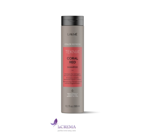 Lakme Teknia Color Refresh Шампунь для оновлення червоних відтінків волосся Coral Red, 300 мл