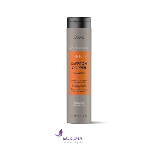 Lakme Teknia Color Refresh Шампунь для оновлення мідних відтінків волосся Saffron Copper, 300 мл