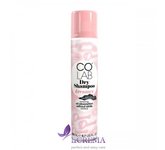 Colab Сухой шампунь для волос с ароматом хлопка и мускуса - Dry Shampoo Dreamer, 200 мл