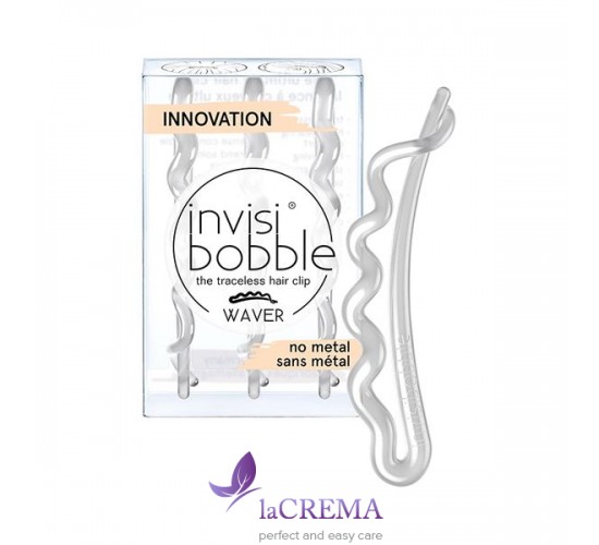 Invisibobble Заколка для волос Waver Crystal Clear, 3 шт