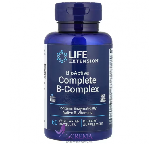 Life Extension Комплекс вітамінів групи В - BioActive Complete B-Complex,  60 капсул